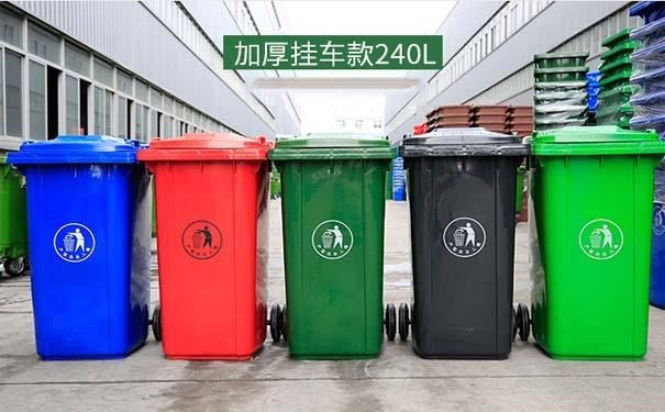 营口塑料垃圾桶规格型号户外分类桶-沈阳兴隆瑞(图2)