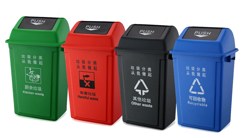 leyu四种垃圾桶的标志(图1)