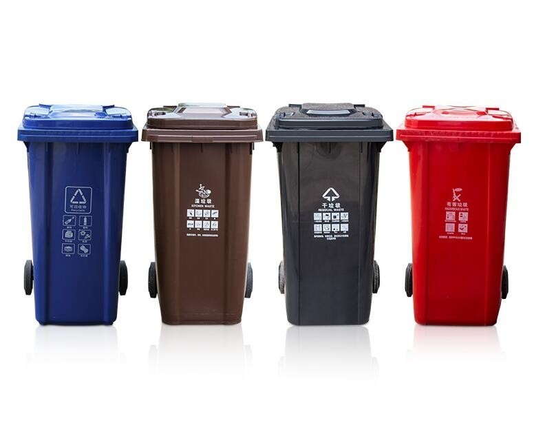 leyu环卫垃圾桶生产设备 垃圾桶设备 240升垃圾桶注塑机生产机器(图2)