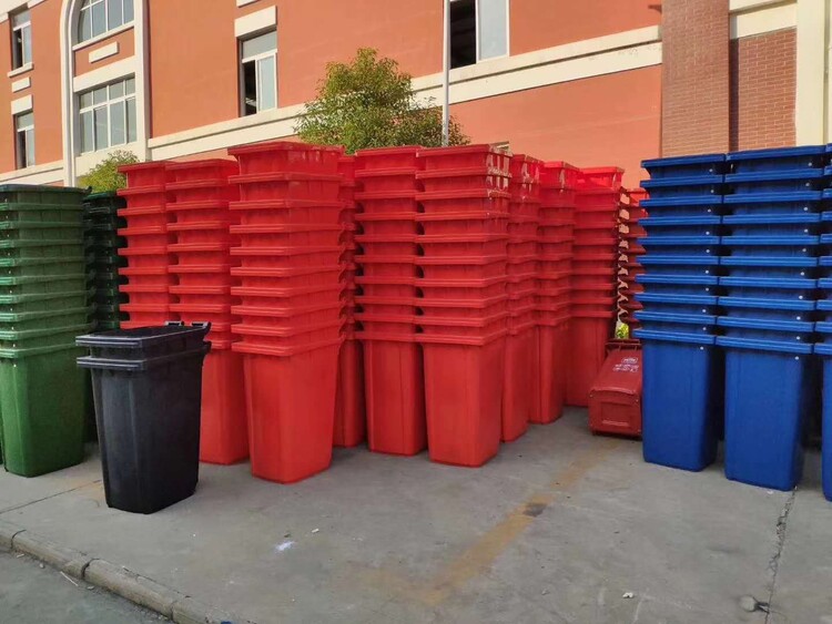 leyu新款塑料垃圾桶型号(图1)