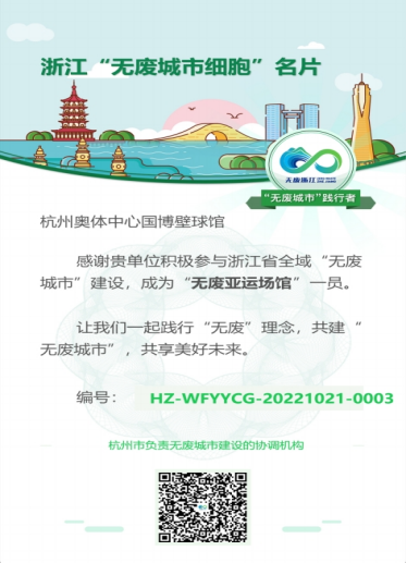 leyu杭州国际博览中心为“无废亚运”准备好了！(图1)